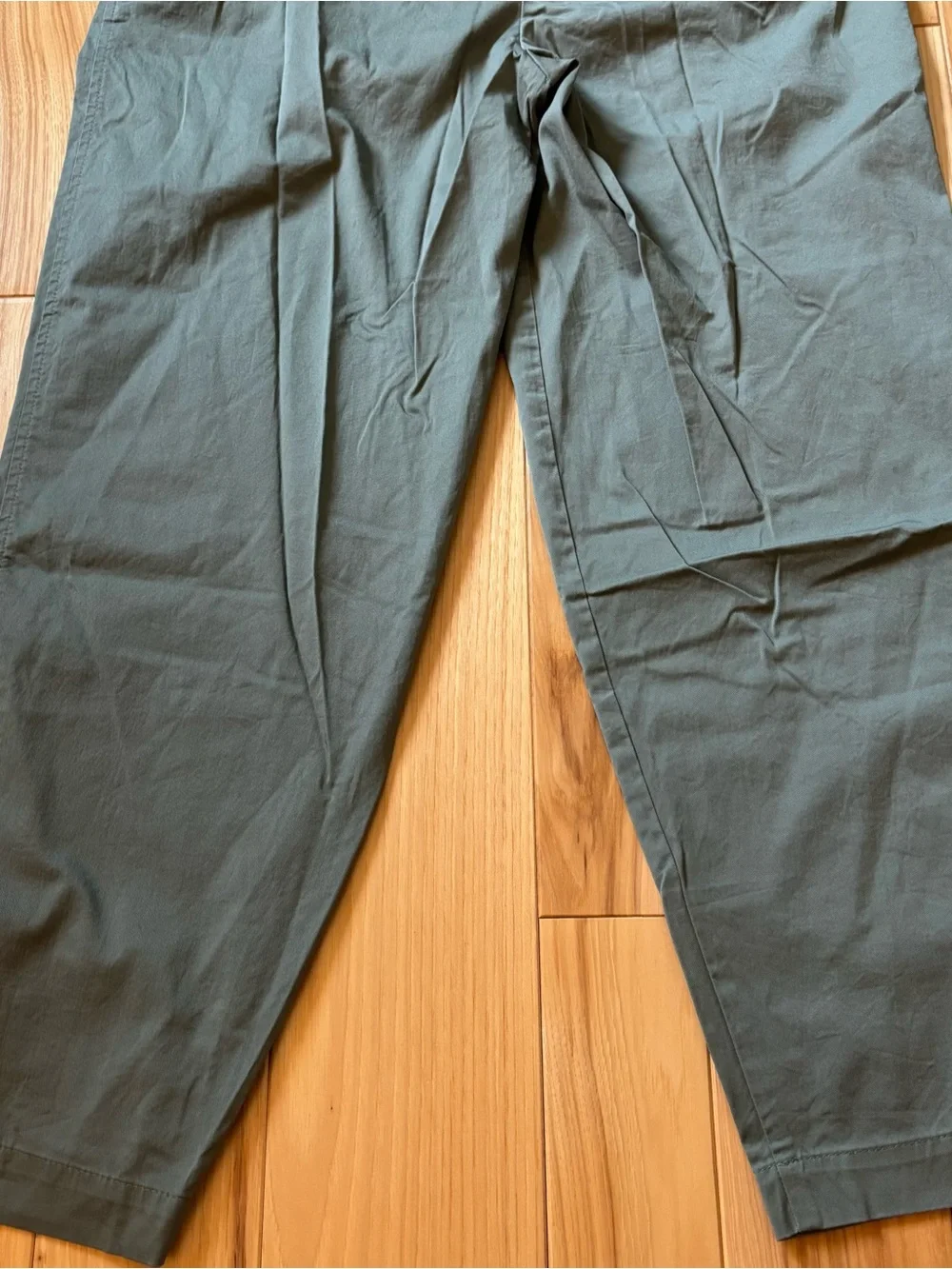 J. Crew Green High Rise Cotton Pants